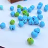 Turquesa Magnesita Coração de Pêssego Superfície Fosca Tamanho Pequeno Acessório de Artesanato Acessório para Pulseira DIY E13