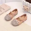Zapatos de Princesa para Niñas 2026 Primavera/Otoño Nuevos Mary Janes Zapatos de Performance para Niños Zapatos de Cuero Zapatos de Cristal para Bebé Zapatos de Estudiante de Suela Única