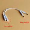 Conector de ligação de conversão de linha de eletrodo de pino 2.0 para Jack 2.5