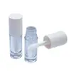 Botella transparente cilíndrica de PETG tubo para brillo de labios botella de glaseado de labios DIY 5.2ml material de empaque cosmético para brillo de labios