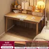 Estantería de Escritorio Mesa Todo en Uno Habitación de Niñas Escritorio para Computadora Escritorio Simple de Oficina Hogar Estudiante Apoyada en la Pared Mesa de Estudio