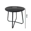 Mesa de Centro Simple Estilo Nórdico para Sala de Estar, Esencial para Apartamentos de Alquiler, Mesa de Comedor, Mesa Lateral Creativa para Sofá, Balcón, Apartamentos Pequeños