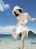 Novo Maiô de Três Peças 2026 para Mulheres, que Cobre a Barriga e Emagrece, Roupa de Banho para Férias na Praia e Fontes Termais [Envio Direto Disponível]