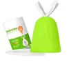 Bolsas de Basura de Artemisa para Dormitorio, a Prueba de Olores, para el Hogar, Engrosadas, Portátiles, Resistentes al Desgarro, con Cordón, Cocina, Dormitorio, Rollo Grande de Bolsas de Plástico