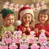 Nuevos Suministros de Decoración para Fiesta de Navidad Adornos de Panal Decoración de Ambiente de Mesa para Año Nuevo Soporte de Exhibición de Panal de Navidad