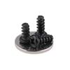 Tornillo autoperforante de cabeza redonda con cola plana cincado negro PB tornillo pequeño electrónico M2.6M3M3.5M4