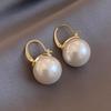 Aretes de hebilla texturizada, nueva concubina, imitación, para mujer, diseño nicho, lujo ligero, celebridad de internet, temperamento elegante, aretes combinables, moda