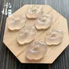 Directamente del fabricante: Collar con Colgante de Ágata Blanca Calcedonia Tipo Hielo, Hebilla de Paz Buda Guanyin Maitreya, Amuleto con Forma de Hoja al por Mayor