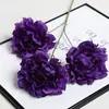 Flores Artificiales Moradas, Ramos Hechos a Mano, Flores de Seda para Bodas, Flores Decorativas Artificiales, Arreglos de Boda al por Mayor, Flores de Piso