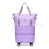 Bolsa de Viaje Grande con Ruedas Transfronteriza con Ruedas Universales, Bolsa de Equipaje Desmontable con Ruedas, Bolsa de Gimnasio, Bolsa de Viaje de Moda