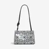 Bolsa Quadrada Pequena, Nova Bolsa Transversal Tendência de Verão, Bolsa de Ombro Único Feminina, Bolsa com Cordão Geométrico Rombus Elegante Simples