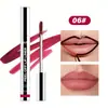 Delineador de Labios Despegable Transfronterizo, Brillo de Labios Mate Impermeable, Larga Duración, No se Desvanece, Brillo de Labios Hidratante, Labial para Labios Voluminosos, Estilo Caliente