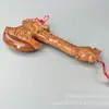 Espada de Caoba Feicheng, Hacha de Caoba, Colgante de Espada de Caoba, Espada Tallada, Espada de Cinabrio, Fabricante de Siete Estrellas Suministro Directo
