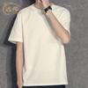 Camiseta Masculina de Manga Curta de Algodão Puro de Verão Marca Trbottomy Versátil para Casal Camiseta Masculina Exportação Camiseta Básica Personalização de Logo