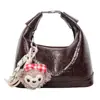Bolso Maillard de Mano de Alta Gama para Mujer 2025 Nuevo de Moda Verano Moda Versátil de Hombro Cruzado Bolso Dumpling