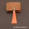 8cm capuchón de metal borla pequeña borla abanico colgante marcapáginas borla ropa accesorios para el cabello borla accesorios decorativos al por mayor