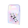 Carpeta de Acordeón 3D de Panda de Dibujos Animados con 13 Compartimentos, Linda Carpeta para Exámenes de Estudiante, Organizador de Documentos Portátil A4 con 4 Páginas de Inserción
