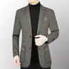Jaqueta Masculina Versátil Primavera e Outono 2025 Business Casual Slim Fit Estilosa para o Dia a Dia