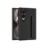 Adecuado para Samsung Zfold Funda para Teléfono Plegable con Correa Elástica para la Muñeca Integrada Funda Protectora Color Sólido Fold5 Funda Apple Duo