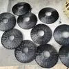 Chapéu de fantasia antigo chapéu de guerreiro preto adereços chapéu de filme série de TV Liang Jiahui adereços de filmagem de Hengdian