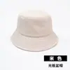 Sombrero de pescador bordado con logo personalizado impresión al por mayor para hombres mujeres adultos niños algodón sombrero de sol de doble cara personalizado