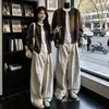Suéter Cardigan Masculino Khaki Cleanfit com Botões Outono Malha Preguiçosa de Alta Qualidade Peça Externa Solta para Casal
