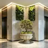 Vaso de Flores Romano Estilo Europeu Retrô, Vaso de Grande Diâmetro, Vaso para Plantas, Vaso Alto de Chão, Decoração de Pátio Jardim Varanda