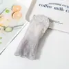 Calcetines de barco con diseño de flor de rosa hasta la pantorrilla para mujer, calcetines finos de encaje de verano, transpirables, absorbentes de sudor, antibacterianos, antiolor, calcetines cortos antideslizantes para mujer