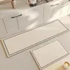 Alfombrilla de tierra de diatomeas estilo japonés para uso doméstico, alfombrilla de cocina que absorbe agua y aceite, es resistente a la suciedad y fácil de limpiar, alfombra para baño, venta al por mayor