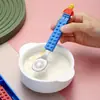 Estilo INS Criativo Desenho Animado Aço Inoxidável Garfo Colher Infantil Louça Blocos de Montar Bebê Conjunto de Louça Portátil