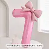 Novo Estilo Ins 40 polegadas Rosa Número Grande Aniversário Celebridade da Internet Laço Atmosfera Adereços de Foto Decoração de Festa Cena