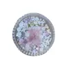 Accesorios de chapa para la cara maquillaje de ojos para novias maquillaje de escenario infantil parche decorativo facial de mariposa de perla y diamante brillante para conciertos