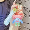 Chaveiro de carro criativo de desenho animado dopamina menina feia pingente fofo engraçado para mochila de casal pequeno presente atacado