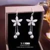 Pendientes Elegantes Estilo Chanel Ojo de Gato Plata Aguja Moda Nicho Pendientes de Flor Elegantes Pendientes de Diseño Versátil para Mujer