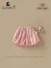 Shorts para Niña 2026 Verano Nuevo Estilo Ropa para Bebés y Niños Pequeños Pantalones Bombachos a Cuadros Pantalones de Linterna para Bebé Pantalones Casuales