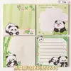 Notas Adhesivas Serie Panda Moka Estilo Ins Diseño de Alto Valor Bloc de Notas Pegatinas para Planificador Estudiantil Venta al por Mayor