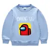 Entre nosotros primavera y otoño comercio exterior transfronterizo nuevo ropa para niños pequeños y medianos suéter de cuello redondo manga larga para niños y niñas top para bebé