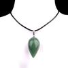 2147-18x30mm Pedra Semipreciosa Ágata Cristal Natural Rosa Roxo Branco Pingente Gota d'Água Estéreo Colar Gota d'Água Redonda