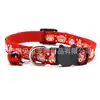 Collar de cara de bebé lindo de dibujos animados con cascabel anti-pérdida hebilla de cabeza de gato ajustable decoración de collar