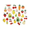 Aleación Mixta Colgante de Fruta Sandía Pera con Goteo de Aceite Accesorios para Joyería DIY Colgante para Bolso Llavero Materiales