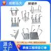 Fabricante de Sichuan Placa Embebida Galvanizada por Hot-Dip Piezas Embebidas para Muro Cortina Placa de Acero Piezas Embebidas en Concreto Entrega Directa de Fábrica