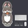 Mouse pad em forma especial coelho animal cartoon mouse pad escritório mouse pad anime marca mouse pad lote