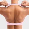 Sujetador Deportivo de Yoga y Fitness de Sensación de Segunda Piel Transfronterizo de Verano con Almohadillas en el Pecho para Mujer, Sujetador de Espalda Bonita Halter de Secado Rápido para Pilates