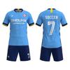 Jersey de fábrica fuente personalizado para partido de fútbol, entrenamiento, uniforme de equipo, impresión por sublimación, traje de fútbol de secado rápido personalizado