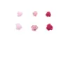 Accesorios de Uñas de Arte de Uñas Populares de Moda Tamaños Mixtos Corazón Plano Rosa Tallado Resina Pedrería Accesorios de Decoración de Uñas