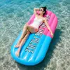 Flotador de cápsula inflable de PVC/Cama flotante acuática para adultos/Juguete de ocio para la playa/Cama acuática inflable de PVC