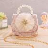 Novo estilo coreano doce moda Chanel estilo menina princesa mini ombro portátil dual-use crossbody bolsa bolsa