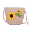 Bolsas de Accesorios para Niños de Comercio Exterior 2026 Modelo Nuevo Linda Bolso Cruzado de Hombro para Niñas Billetera Pequeña de Monedas Tejida a la Moda