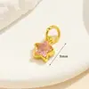 Nuevo colgante de cuentas espaciadoras de tres vías con forma de gota de aceite chapado en cobre de oro real de 18k, accesorios de estilo Guofeng de oro antiguo, material para accesorios, accesorios DIY