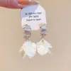 Pendientes de plata de ley S925 estilo coreano de lunares con lazo 2026 nuevos de moda populares versátiles de alta gama hermosos pendientes para mujer